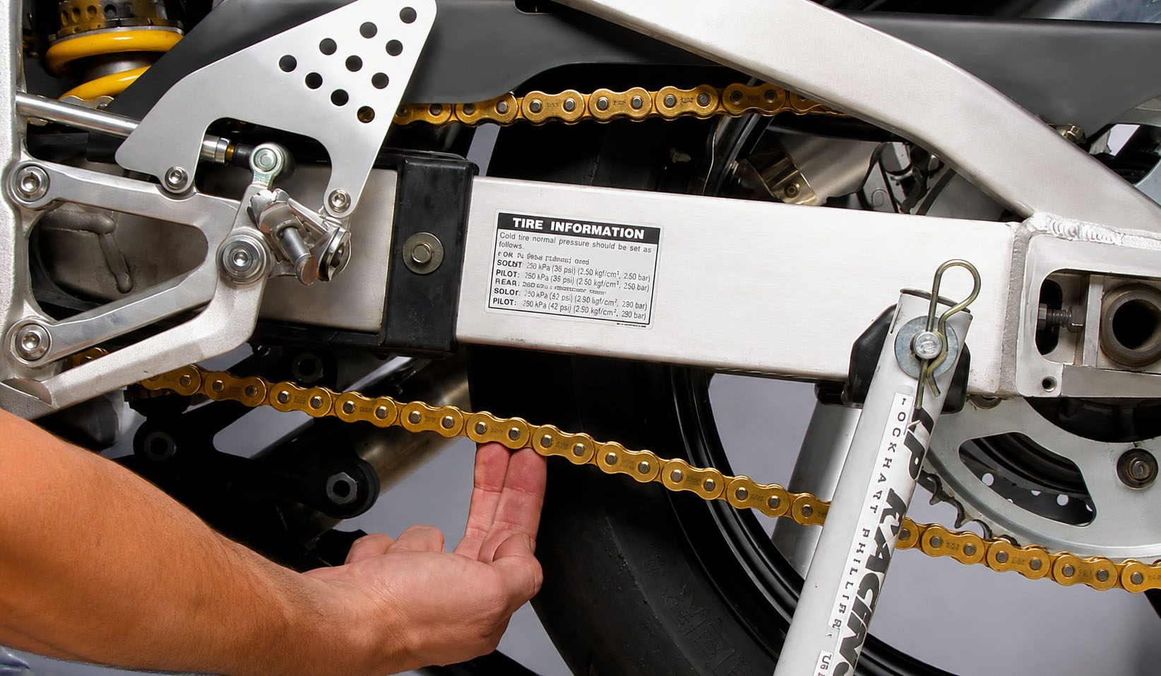 How to Clean, Tension, and Lubricate Your Motorcycle Chain